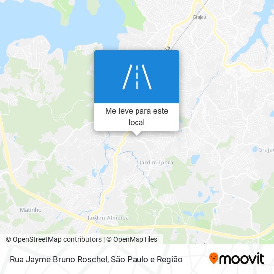 Rua Jayme Bruno Roschel mapa