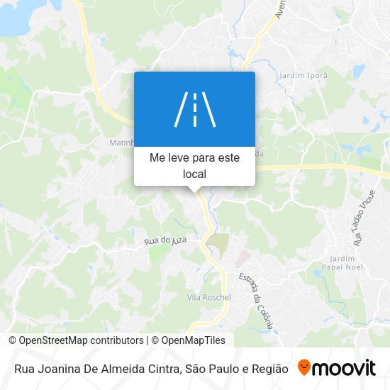 Rua Joanina De Almeida Cintra mapa