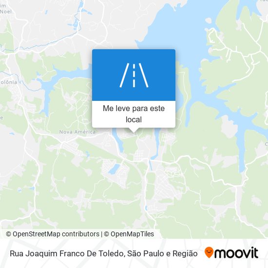 Rua Joaquim Franco De Toledo mapa