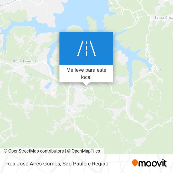 Rua José Aires Gomes mapa