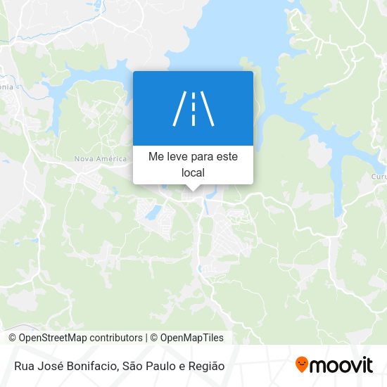 Rua José Bonifacio mapa