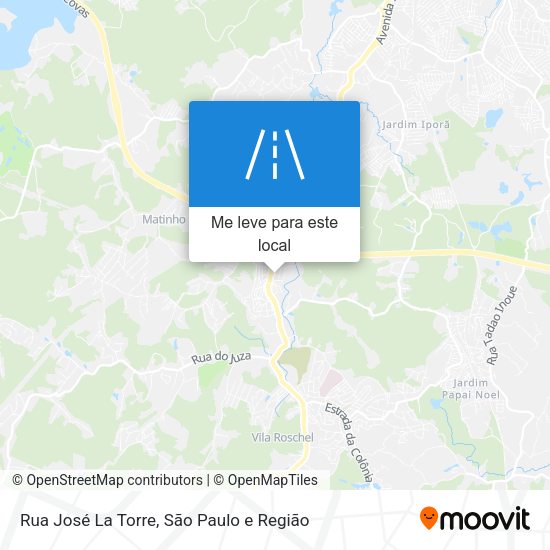 Rua José La Torre mapa