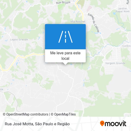 Rua José Motta mapa