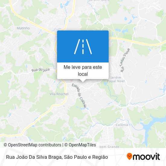 Rua João Da Silva Braga mapa