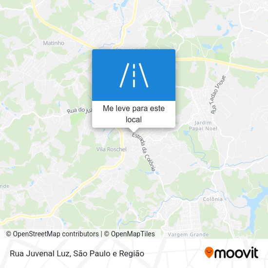 Rua Juvenal Luz mapa