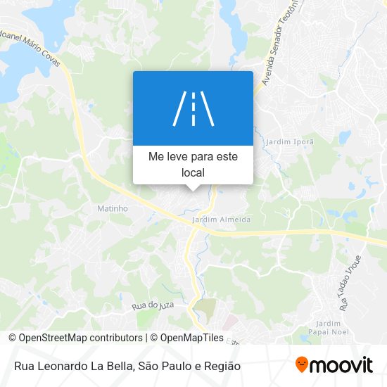 Rua Leonardo La Bella mapa