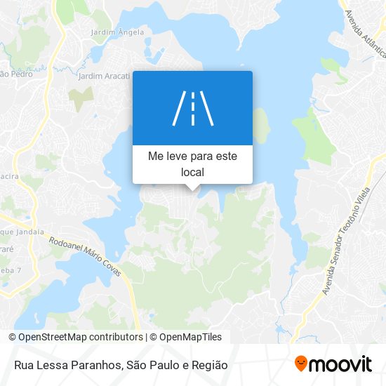 Rua Lessa Paranhos mapa