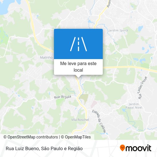 Rua Luiz Bueno mapa