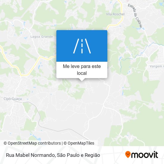 Rua Mabel Normando mapa