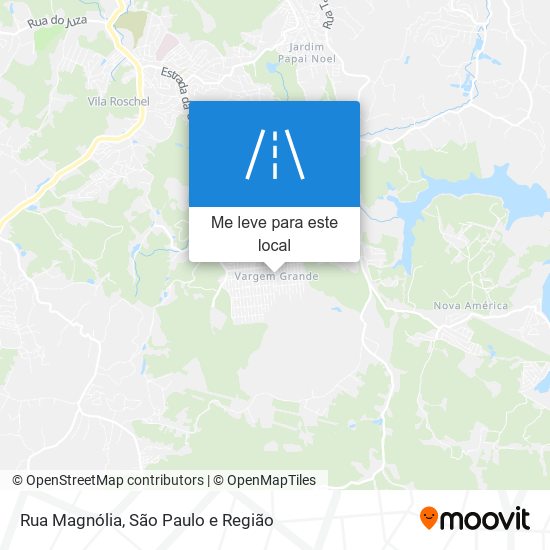 Rua Magnólia mapa