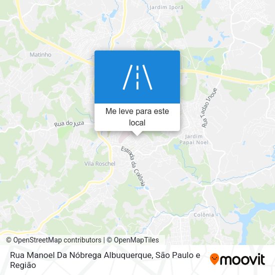 Rua Manoel Da Nóbrega Albuquerque mapa