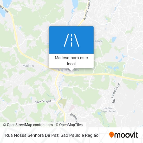 Rua Nossa Senhora Da Paz mapa