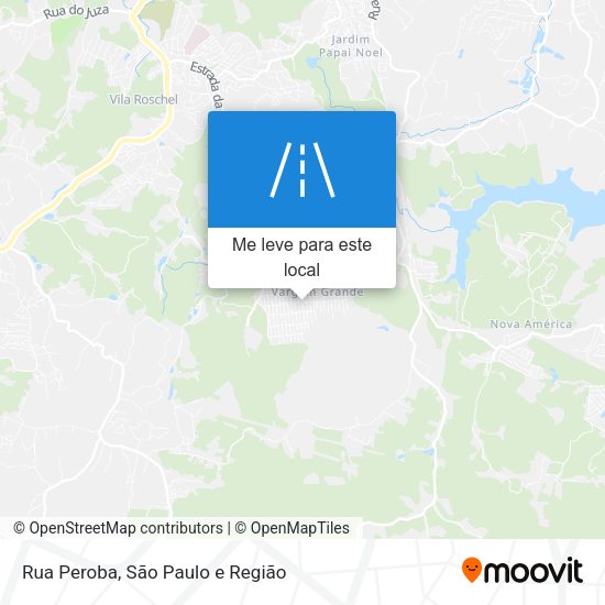 Rua Peroba mapa