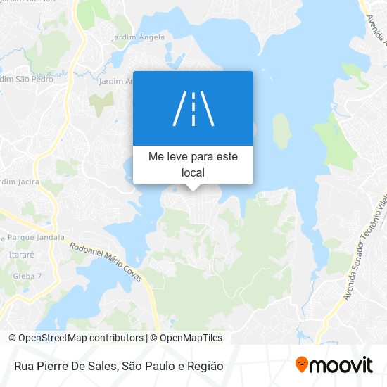 Rua Pierre De Sales mapa