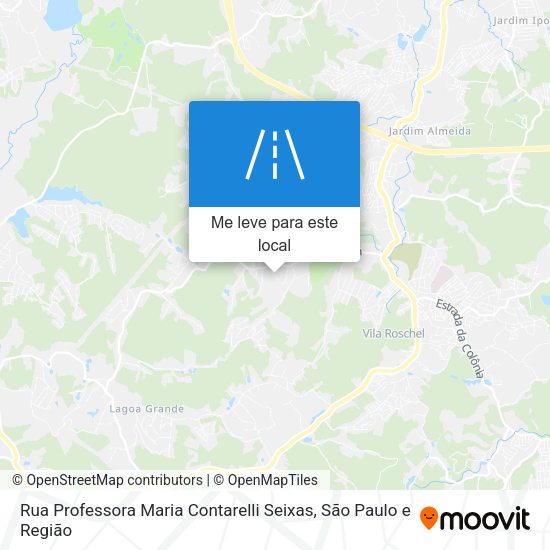 Rua Professora Maria Contarelli Seixas mapa