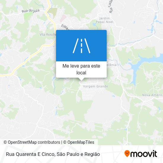 Rua Quarenta E Cinco mapa