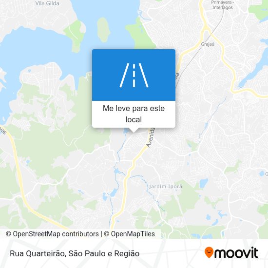 Rua Quarteirão mapa