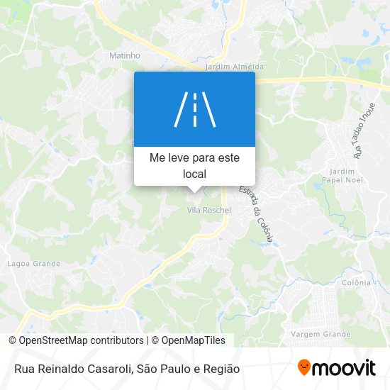 Rua Reinaldo Casaroli mapa