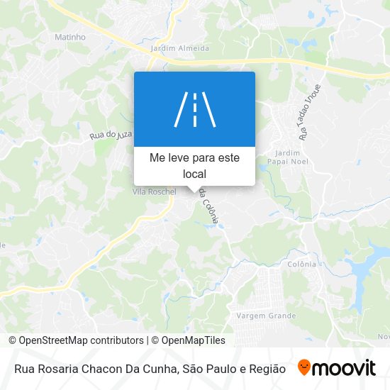 Rua Rosaria Chacon Da Cunha mapa