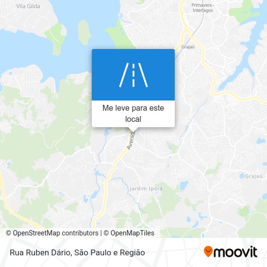 Rua Ruben Dário mapa