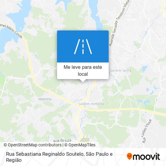 Rua Sebastiana Reginaldo Soutelo mapa