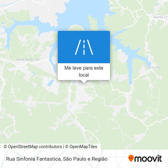 Rua Sinfonia Fantastica mapa