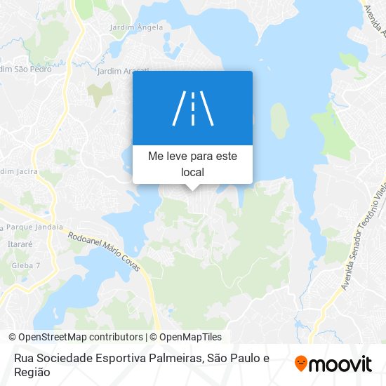 Rua Sociedade Esportiva Palmeiras mapa