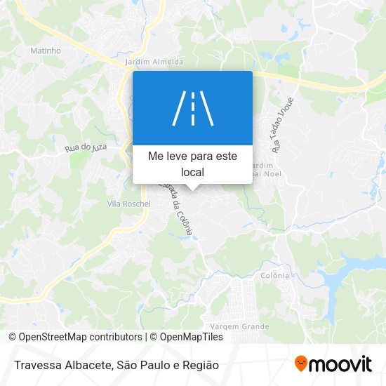 Travessa Albacete mapa