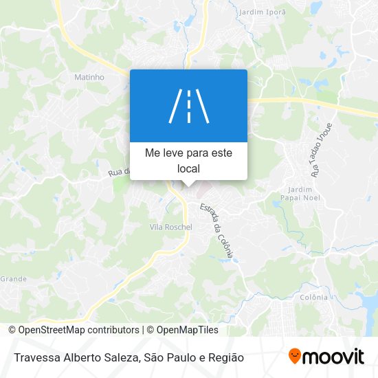 Travessa Alberto Saleza mapa