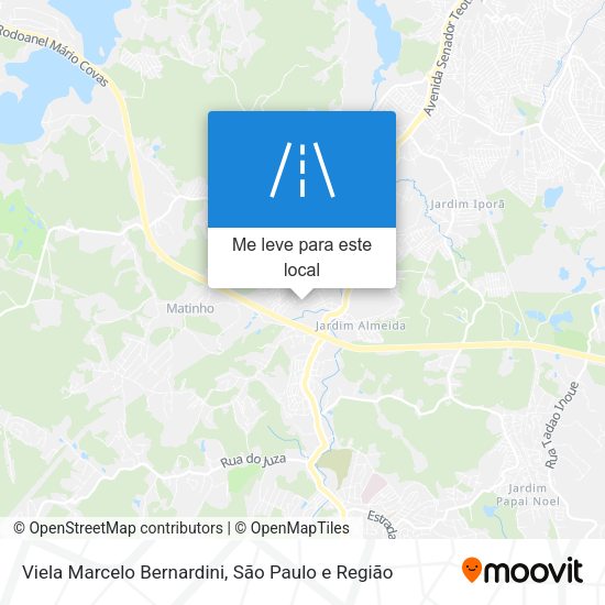 Viela Marcelo Bernardini mapa