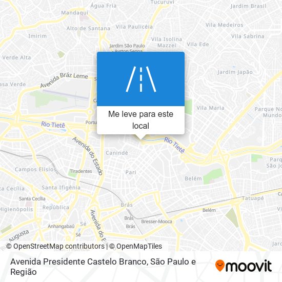 Avenida Presidente Castelo Branco mapa