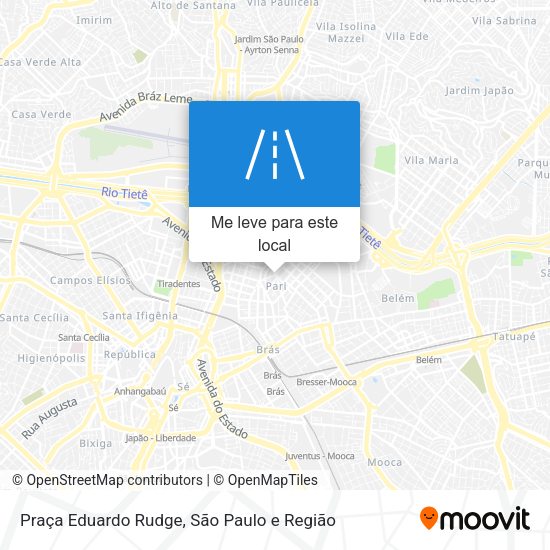 Praça Eduardo Rudge mapa