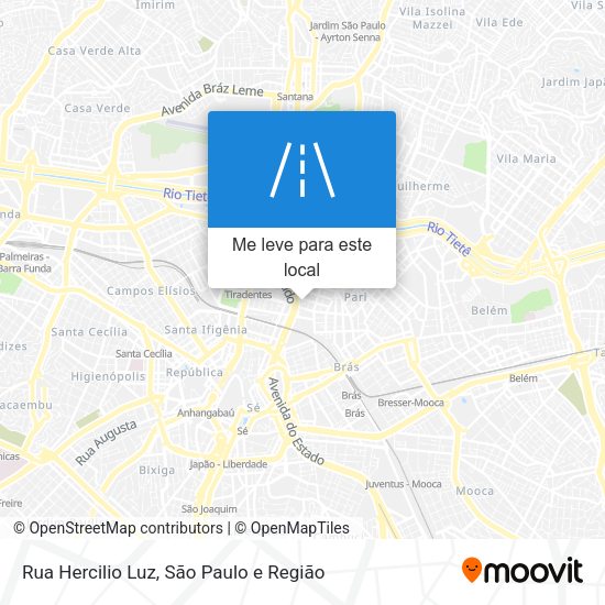 Rua Hercilio Luz mapa