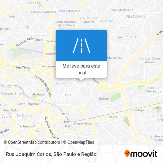 Rua Joaquim Carlos mapa