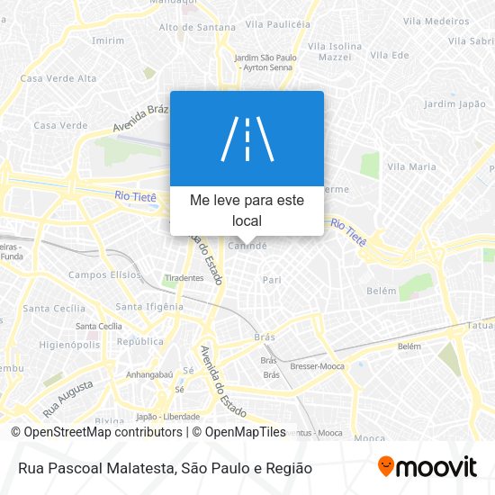 Rua Pascoal Malatesta mapa