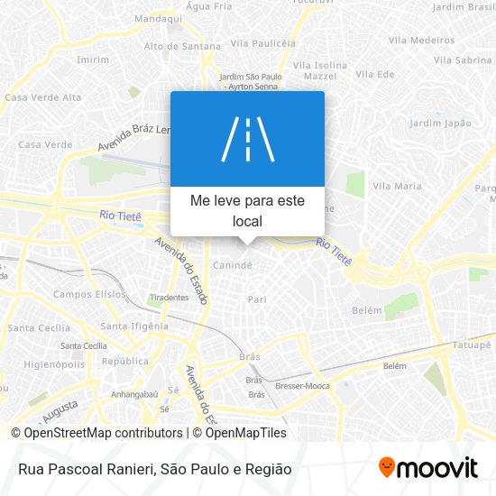 Rua Pascoal Ranieri mapa