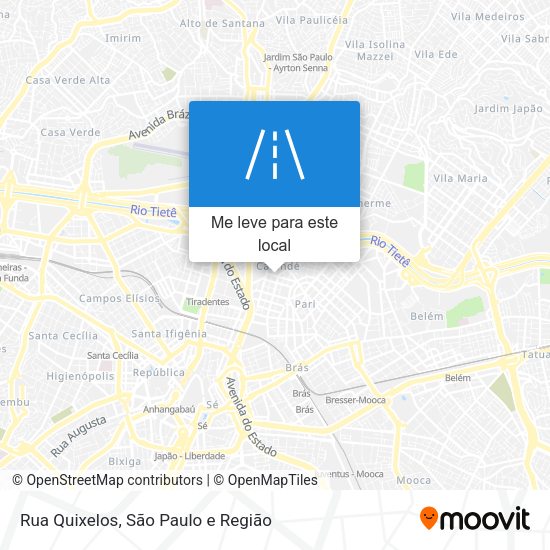 Rua Quixelos mapa
