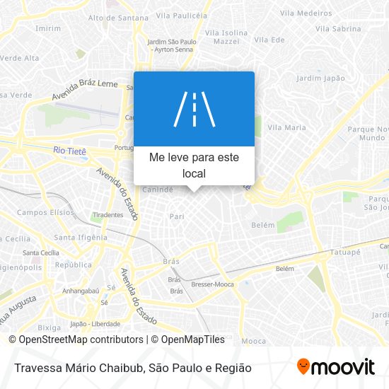 Travessa Mário Chaibub mapa