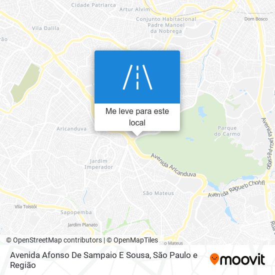 Avenida Afonso De Sampaio E Sousa mapa