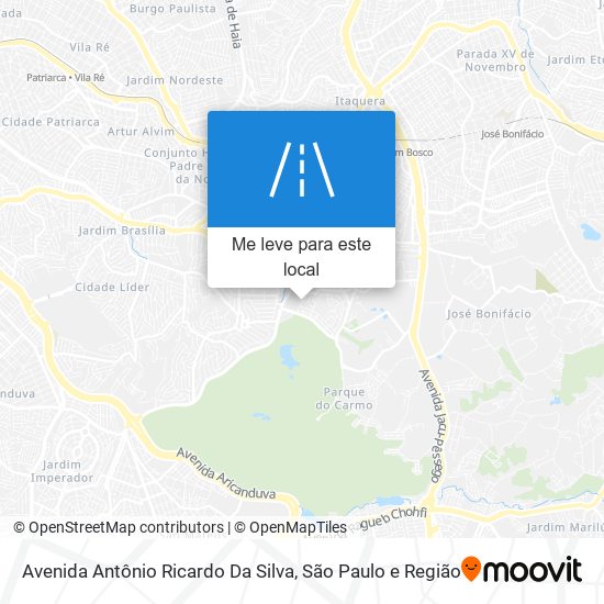 Avenida Antônio Ricardo Da Silva mapa