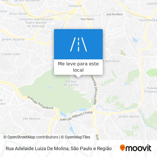 Rua Adelaide Luiza De Molina mapa