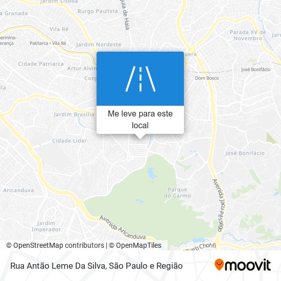 Rua Antão Leme Da Silva mapa