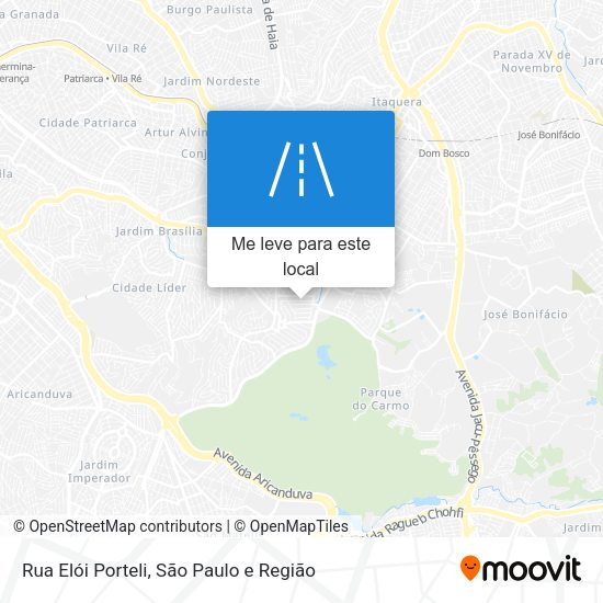 Rua Elói Porteli mapa