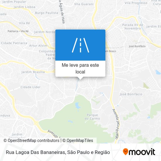 Rua Lagoa Das Bananeiras mapa