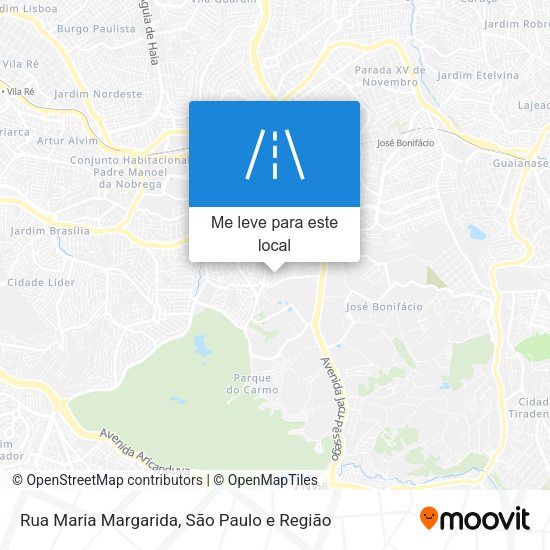 Rua Maria Margarida mapa