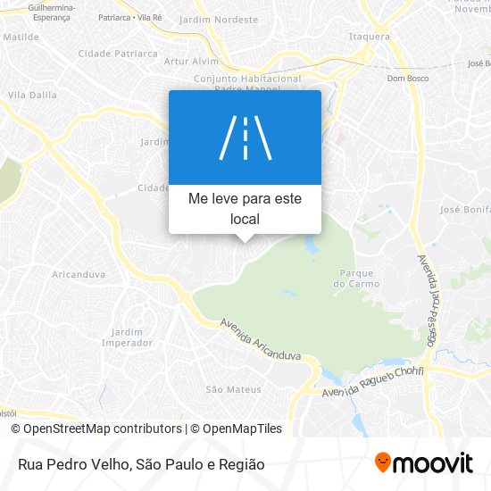 Rua Pedro Velho mapa