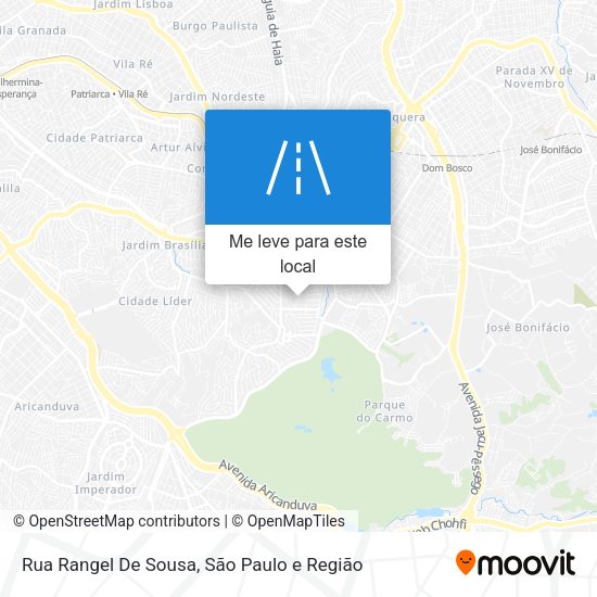 Rua Rangel De Sousa mapa