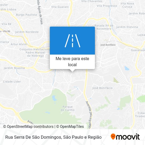 Rua Serra De São Domingos mapa