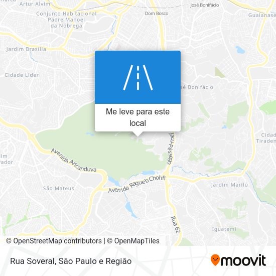 Rua Soveral mapa