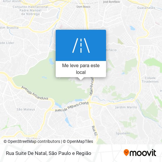 Rua Suite De Natal mapa